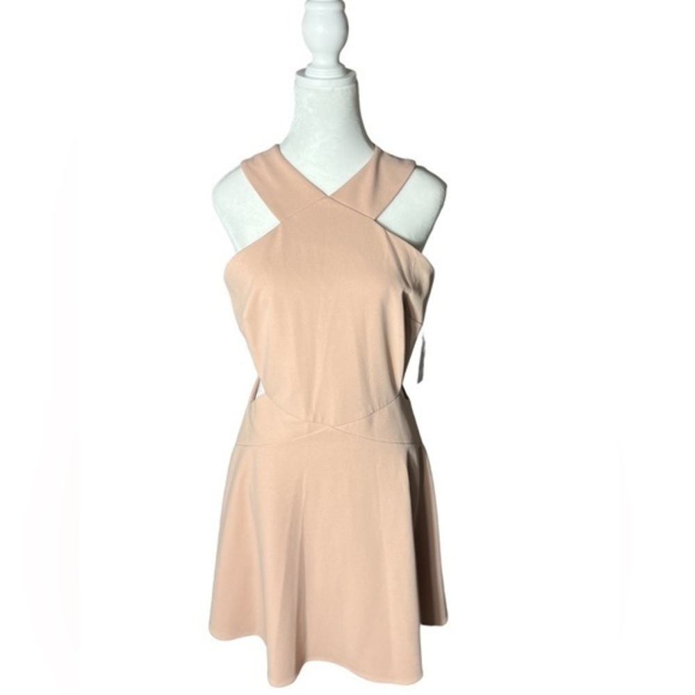 Clover and Sloane Dress Nude Rose‎ Cocktail Size M